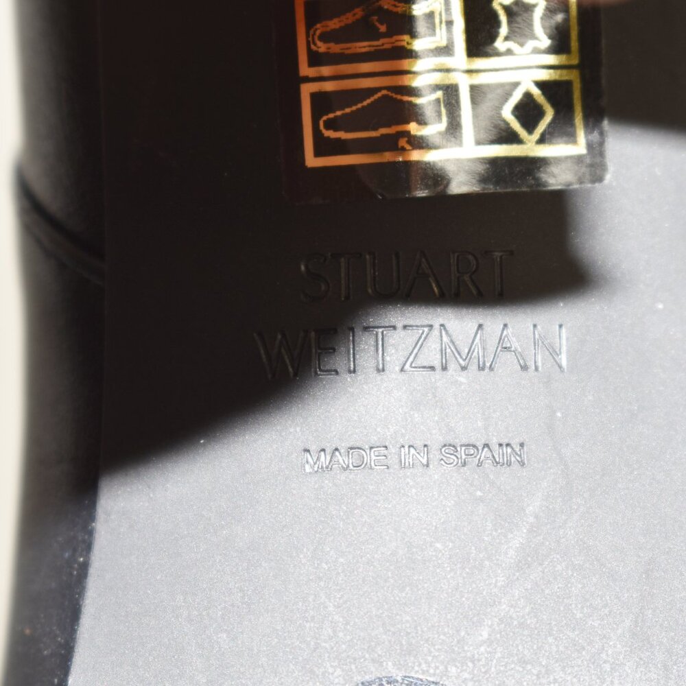 $550 Stuart Weitzman Linsi Bootie Pointed Leather… - image 8